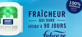 Diffuseurs électriques Febreze Smart gratuits car 100% remboursés