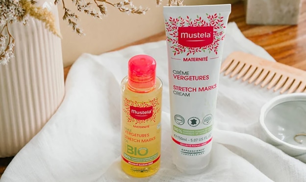 Test Mustela : 400 packs Crème ou Huile vergetures bio gratuits