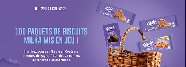 Gagnez un coffret de produits Milka avec MaVieenCouleurs