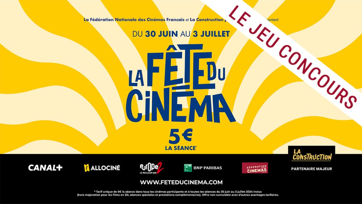 Jeu AlloCiné : 50 places et 1 an de cinéma à gagner