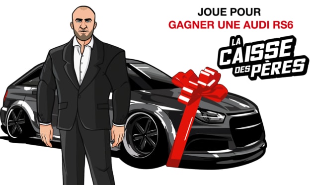 Jeu Celio Caisse des Pères : 1 voiture Audi RS6 à gagner