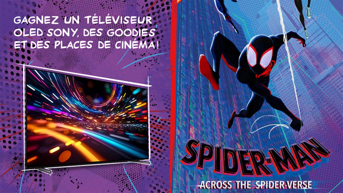 Jeu Son-Vidéo.com : TV Sony OLED et lots Spider-Man à gagner