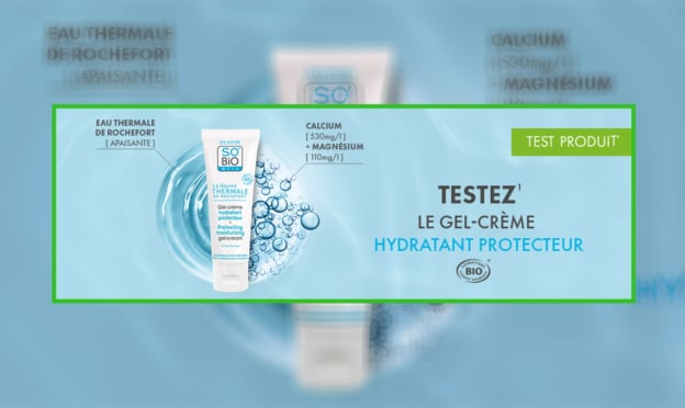 Test SO’BiO étic : 100 gels crèmes hydratants protecteurs gratuits