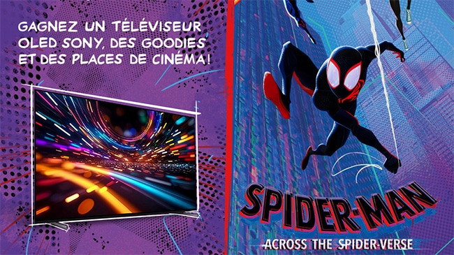 Gagnez une TV Sony ou des goodies Spider-Man