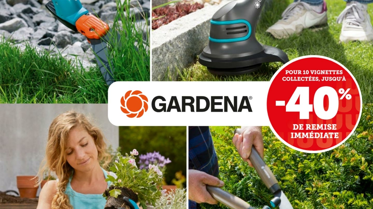 Vignettes Super U / Hyper U : Outils de jardin Gardena à -40%