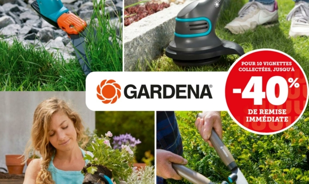 Vignettes Super U / Hyper U : Outils de jardin Gardena à -40%