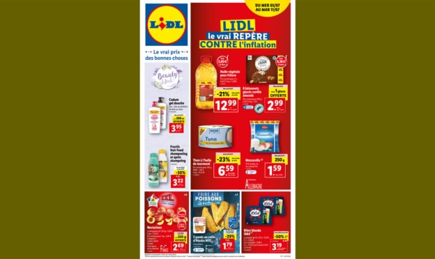 Catalogue Lidl du mercredi 5 au mardi 11 juillet 2023