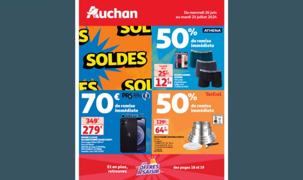 Catalogue Soldes Auchan été 2023