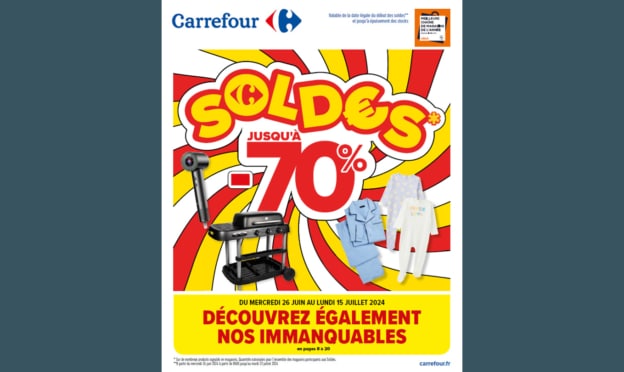 Catalogue Soldes Carrefour été 2024 : Jusqu’à -70%