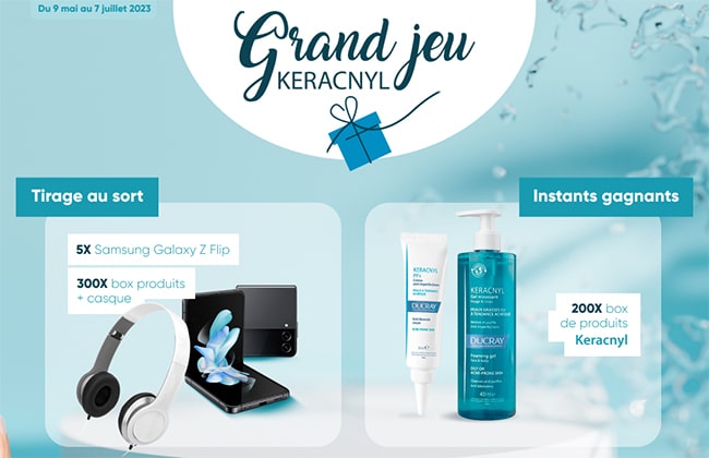 Tentez de gagner un duos de soins Keracnyl