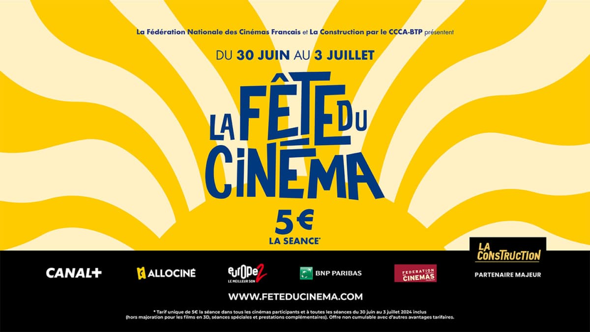 Fête du cinéma 2024 : Date, tarif, films et contremarques