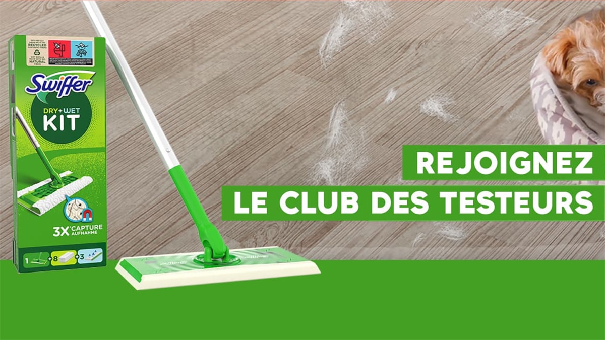 Jeu Envie de Plus : Balais Swiffer gratuits à gagner