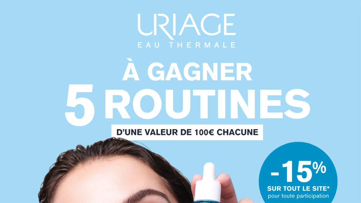 Jeu Uriage été 2023 : 5 routines de soins de 100€ à gagner