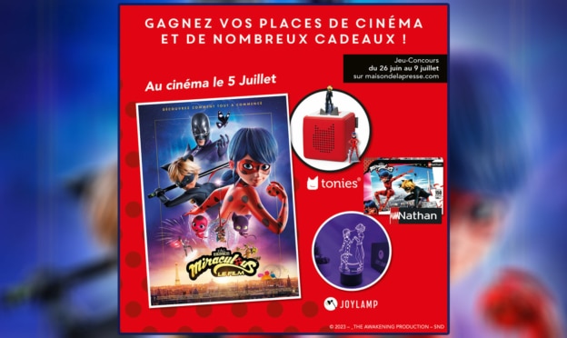 Jeu Maison de la Presse : 125 cadeaux Miraculous à gagner