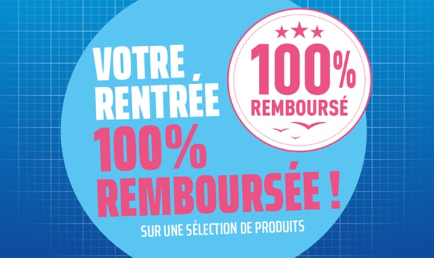 Bureau Vallée : Fournitures scolaires gratuites (100% remboursées)