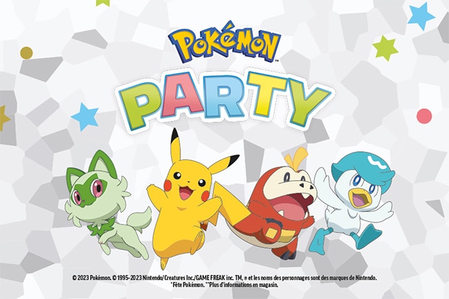 Casquettes et poster Pokémon gratuit