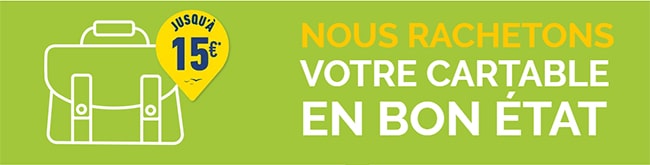 Reprise cartable chez Bureau Vallée