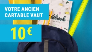 Auchan reprise Cartable 2025 : 10€ offerts en bon