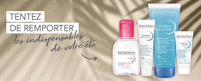 tentez de gagner des soins Bioderma