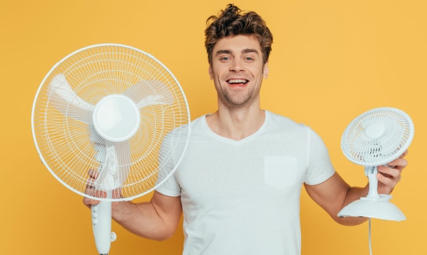 Affrontez la chaleur avec discrétion grâce ce superbe ventilateur sur pied