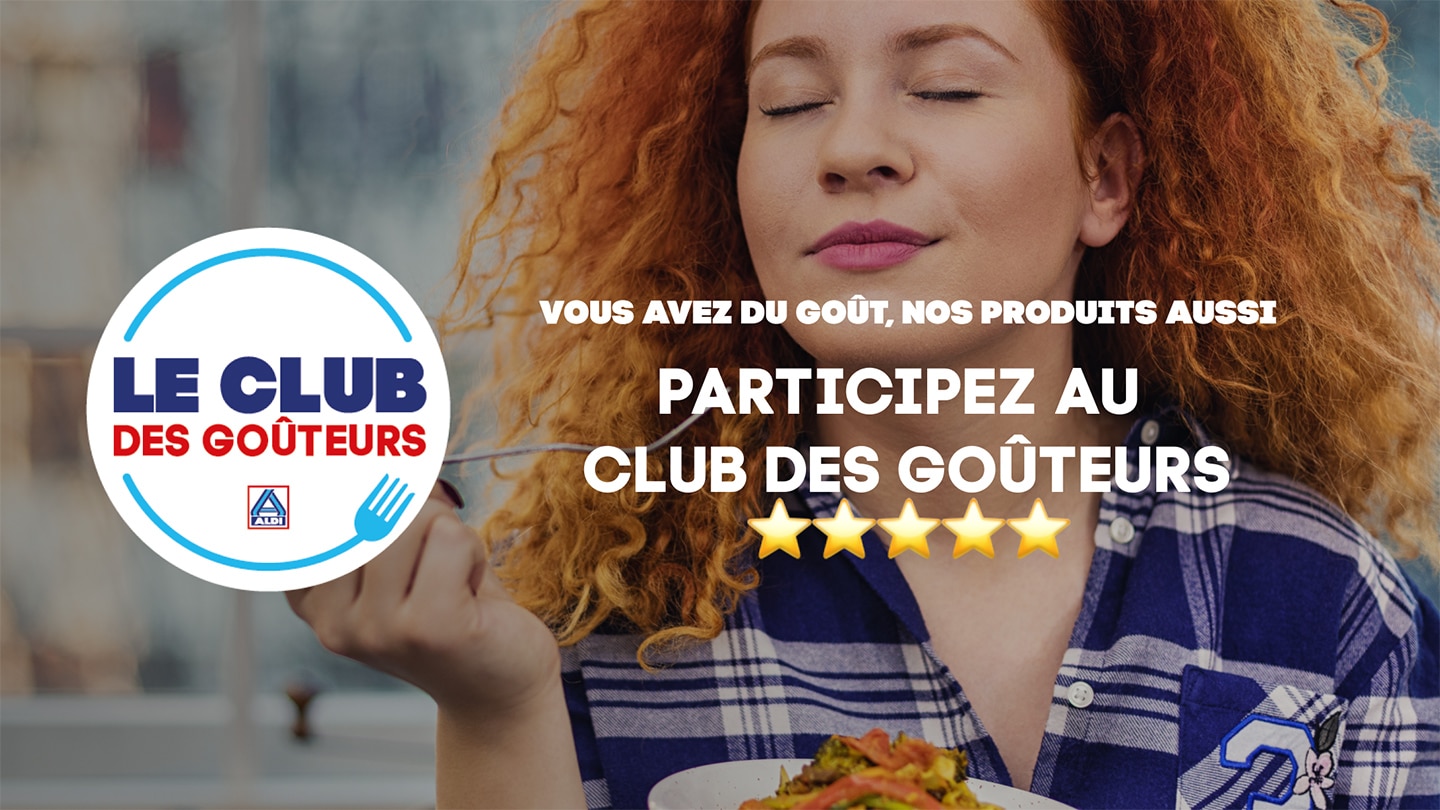 Club des goûteurs Aldi Des produits gratuits à tester