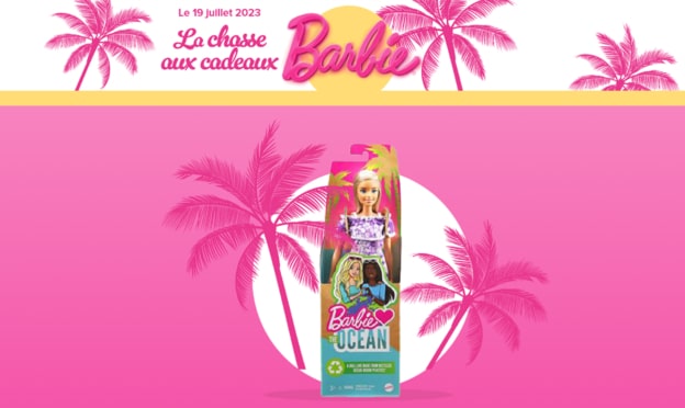 La chasse aux cadeaux Barbie de Carrefour : 1 poupée gratuite par enfant