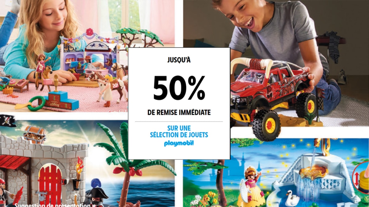 Vignettes Intermarché : Jusqu’à 50% de remise sur des jouets Playmobil