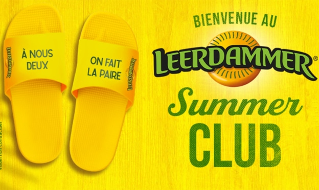 Jeu Leerdammer Summer Club : 1’500 paires de claquettes à gagner