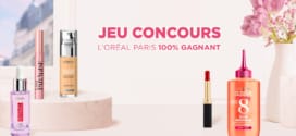 Jeu 100% gagnant L’Oréal Paris : Coffrets cadeaux, trousses… à gagner
