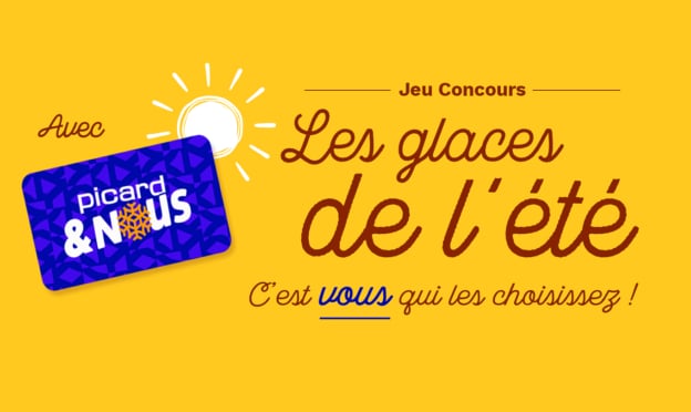 Jeu Picard Les glaces l’été : 1’000€ en bons d’achat à gagner