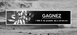 Jeu Quiksilver : 1’000€ en bon d’achat à gagner