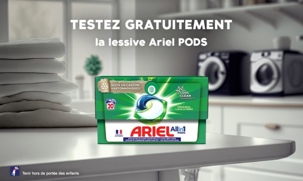 Jeu Envie de Plus : 360 packs de capsules Ariel Pods à gagner