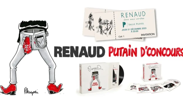 Jeu Universal Music : Places de concert de Renaud et coffrets de vinyles ou CD