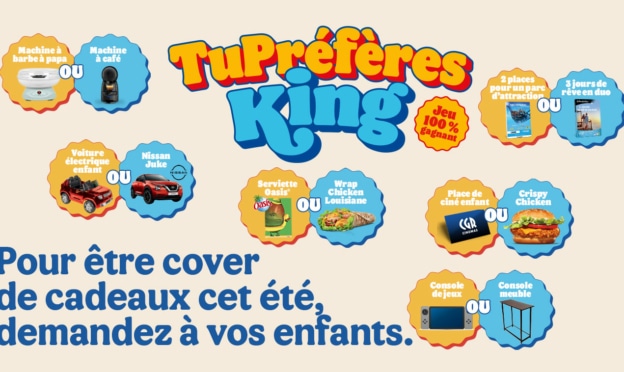 Jeu Burger King Tu Préfères à code : 2,5 millions de cadeaux à gagner