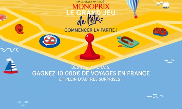 Monoprix le Grand jeu de l’été 2023 à code