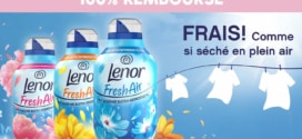ODR : Adoucissant Lenor Air Fresh gratuit car 100% remboursé