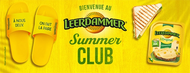 Tentez de gagner un bon ou des claquettes collector Leerdammer