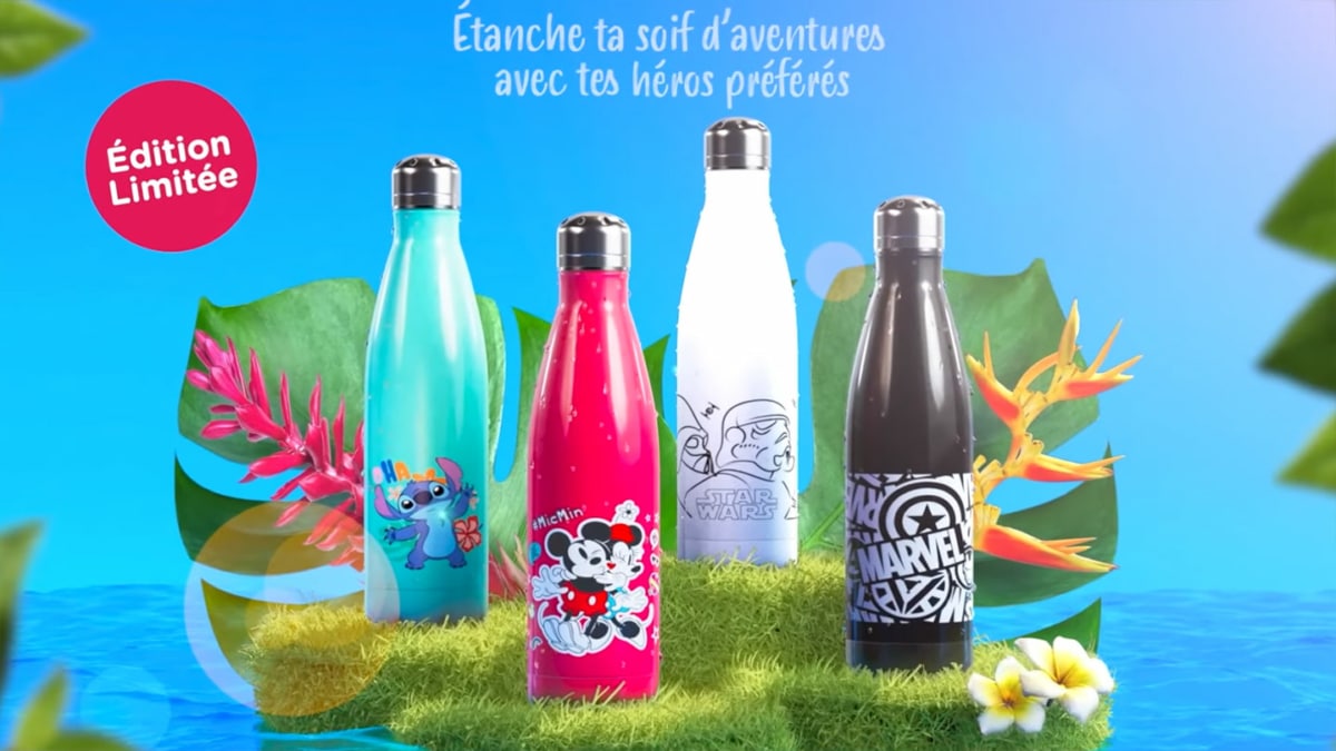 Total Energies : Bouteilles isothermes Disney à 8,99€