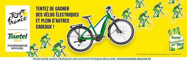 Vélos électrique et Tourtel Twist à gagner