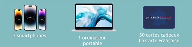 Essayez de gagner un iPhone 14, un MacBook Air ou une carte cadeau de 50€ avec le jeu Mr.Bricolage