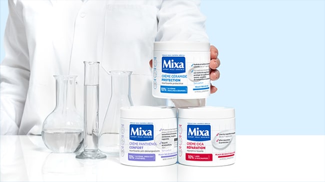 tester gratuitement l’un des 3 nouveaux soins pour le corps Mixa