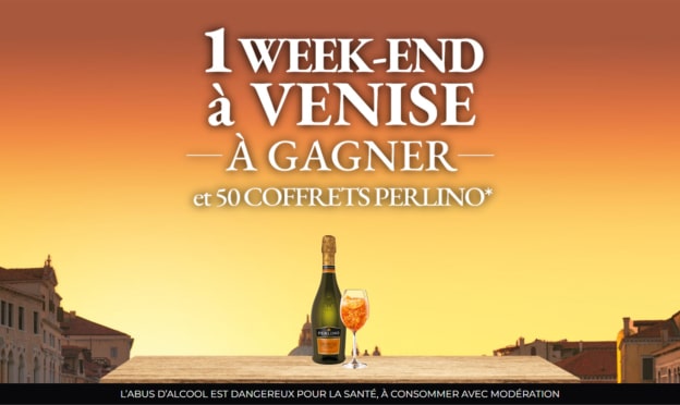 Jeu Perlino Venise : Week-end en Italie et coffrets à gagner