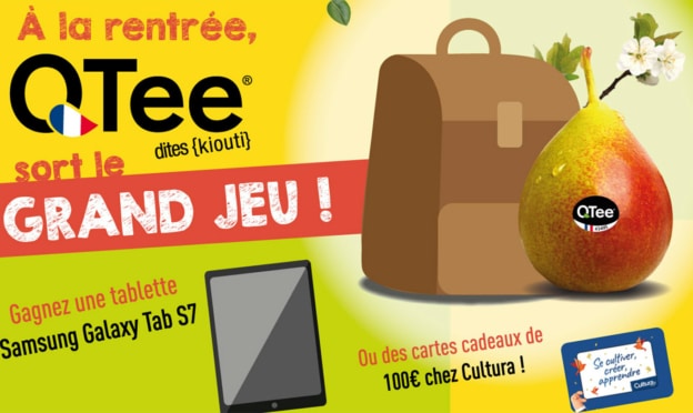 Jeu QTee : Tablette Samsung Galaxy et cartes Cultura à gagner