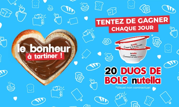 Jeu Nutella (achat) : Duos de bols et Master Class à gagner