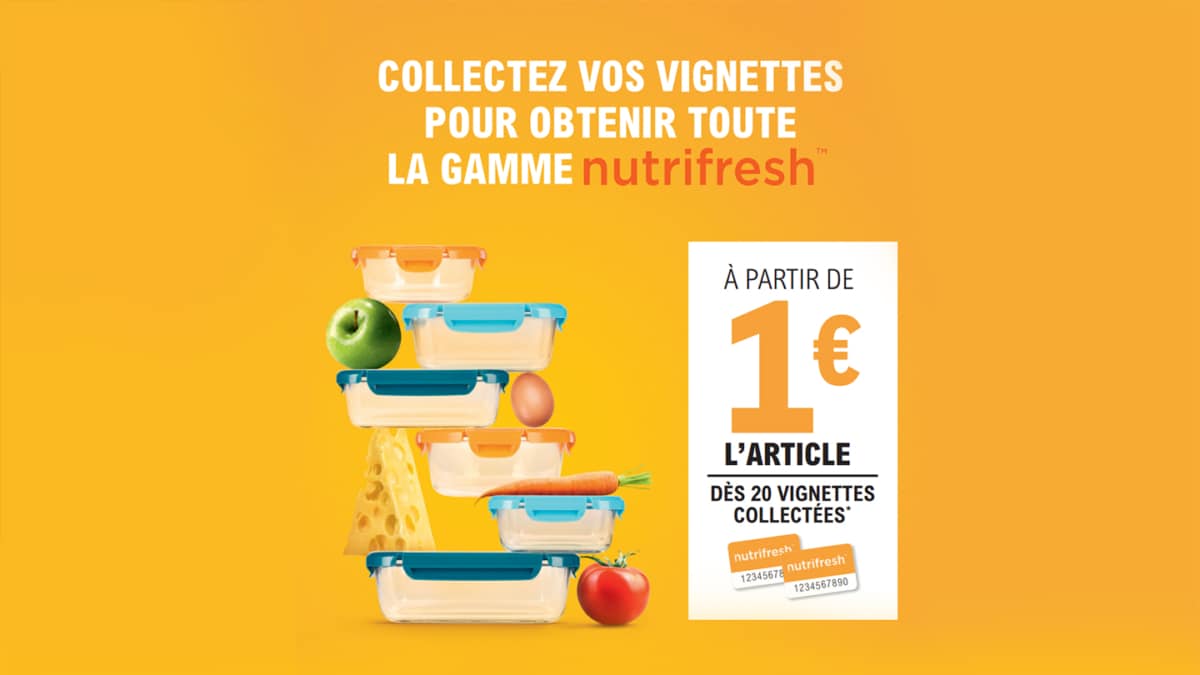Vignette Nutrifresh Leclerc : Boîtes de conservation dès 1€