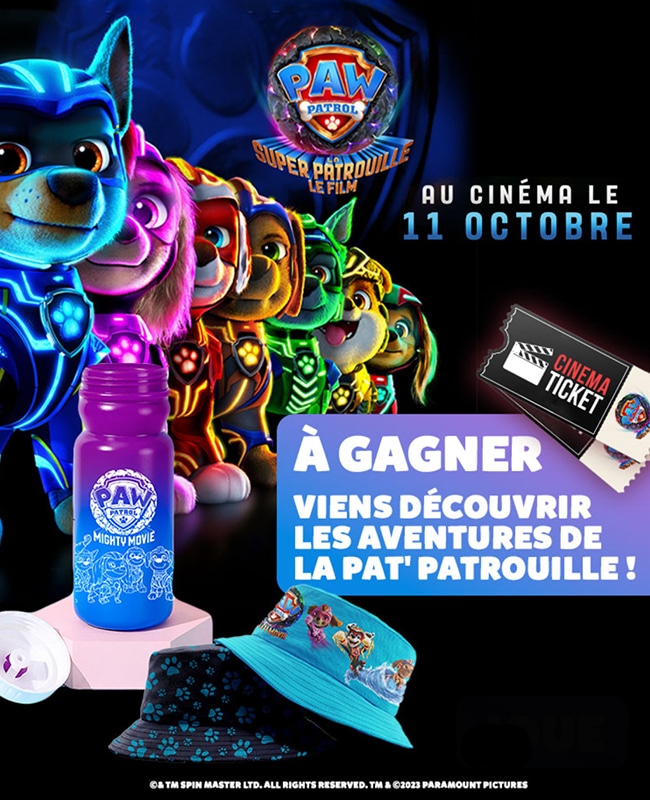 Gagnez vos places de cinéma pour La Pat' Patrouille : La Super