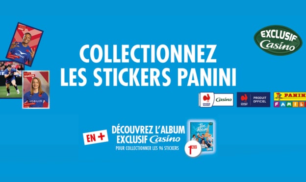 Super Casino : Stickers Panini « Tous Rugby » offerts
