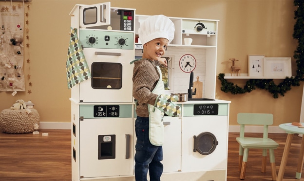 Lidl : Cuisine gourmet en bois XXL Playtive pour enfant à 119€