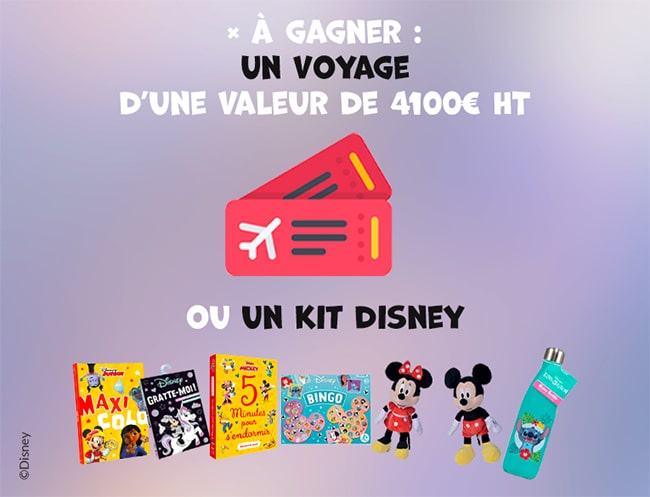 Gagnez gagner un voyage ou un kit Rentrée des classes Disney avec Orchestra