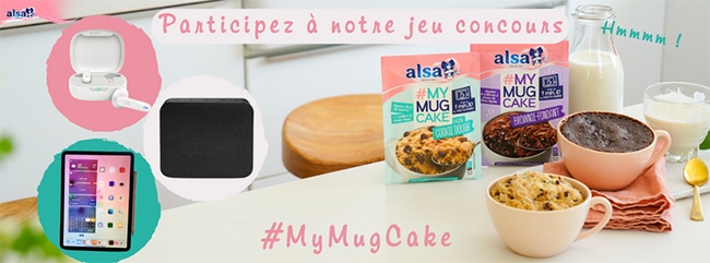 Tentez de gagner un coffret collector MugCake ou d'autres cadeaux avec Alsa